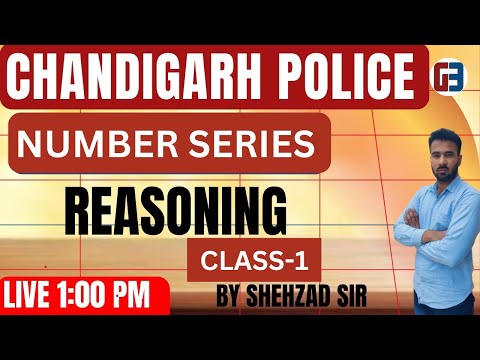 PSSSB NUMBER SERIES CLASS-1 REASONING FOR PUNJAB POLICE || CHANDIGARH POLICE-VDO-CLERK