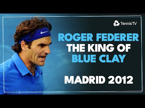 When Roger Federer Won The Only Blue Clay Title 🔵 | Madrid 2012 Final Extended Highlights