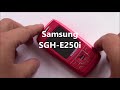 SAMSUNG SGH-E250i Cell Phone- DZWONKI / RINGTONES - Komorkowe zabytki #97