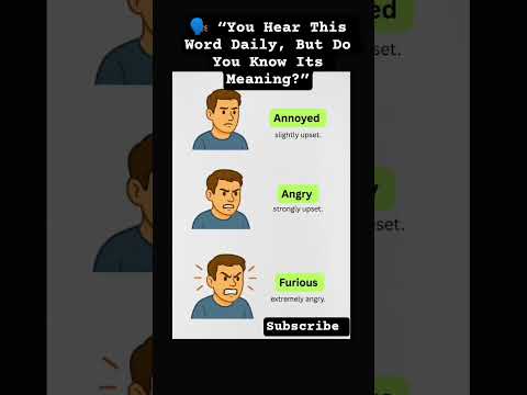 🗣️ “You Hear This Word Daily, But Do You Know Its Meaning?”#englishlanguage #learnenglish