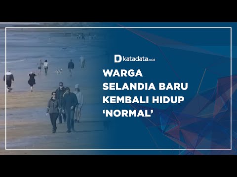Warga Selandia Baru Kembali Hidup 'Normal' | Katadata Indonesia
