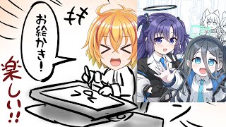 コミケ新刊のさらに次の本の表紙絵描いたり、ショート漫画に使えそうなテンプレキャラデザイン考えたりとかしたり