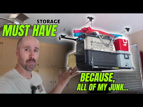 Ceiling Storage You Must Have, Especially If You Have Junk Like Me
