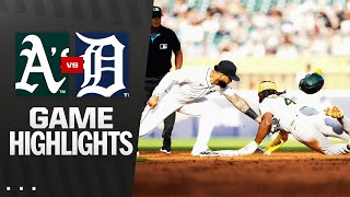 A's vs. Tigers Game Highlights (6/25/25) | MLB Highlights