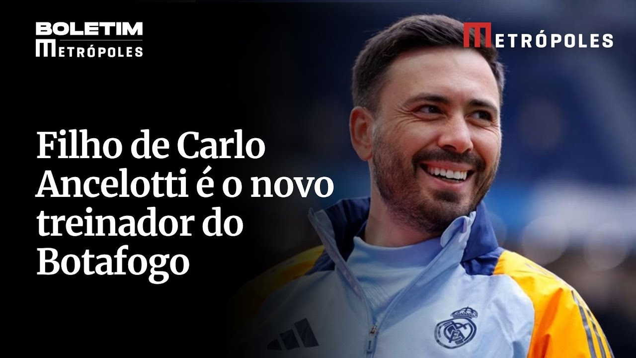 Filho de Carlo Ancelotti é o novo treinador do Botafogo