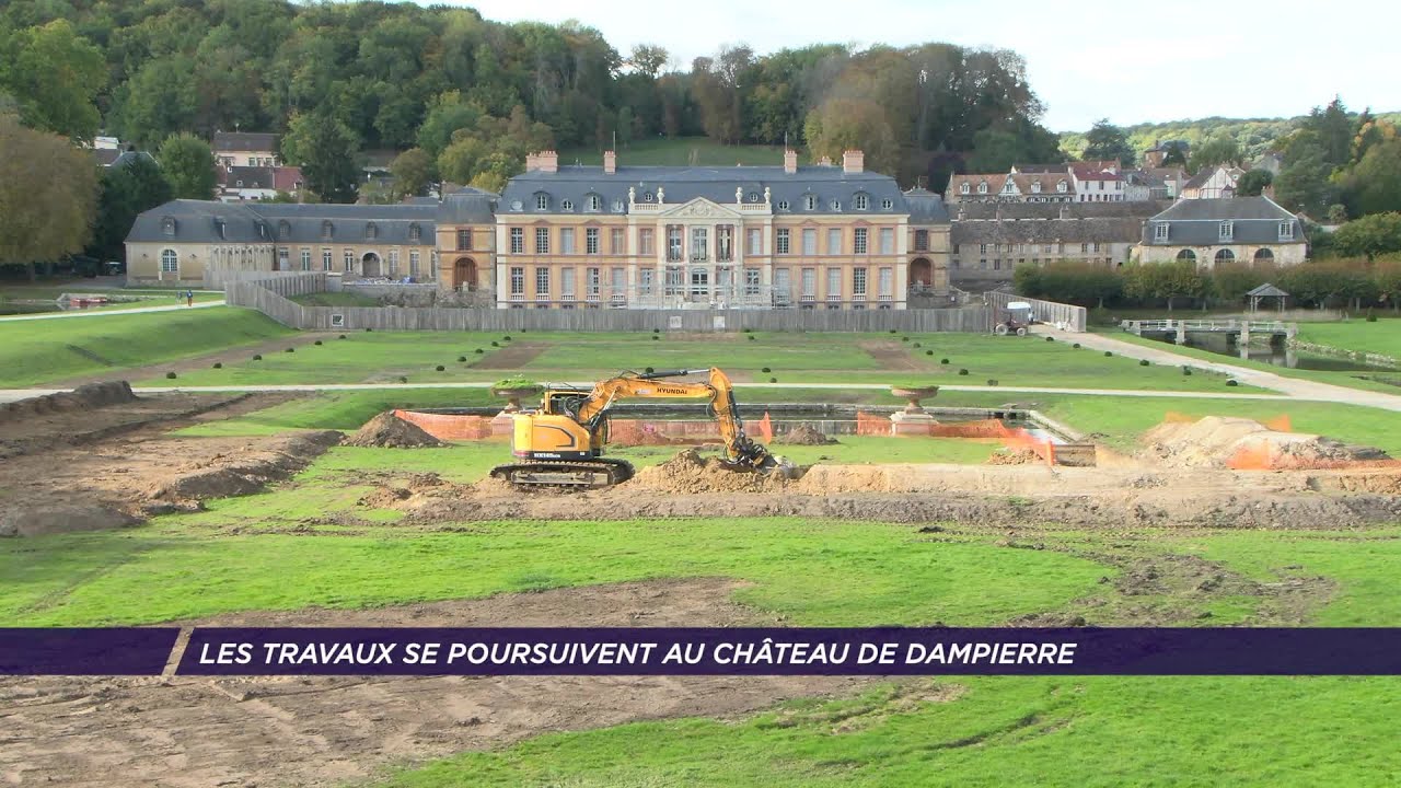 Yvelines | Les travaux se poursuivent au Château de Dampierre