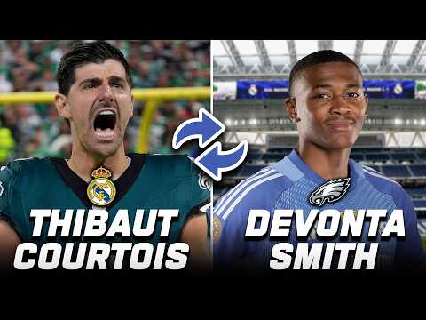 DeVonta Smith vs. Thibaut Courtois in Ultimate Skills Challenge 🏈⚽️