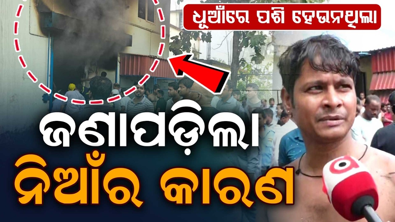 Massive Fire Breaks Out at Milk Company in Jagatpur Industrial Area | Cuttack | Argus News