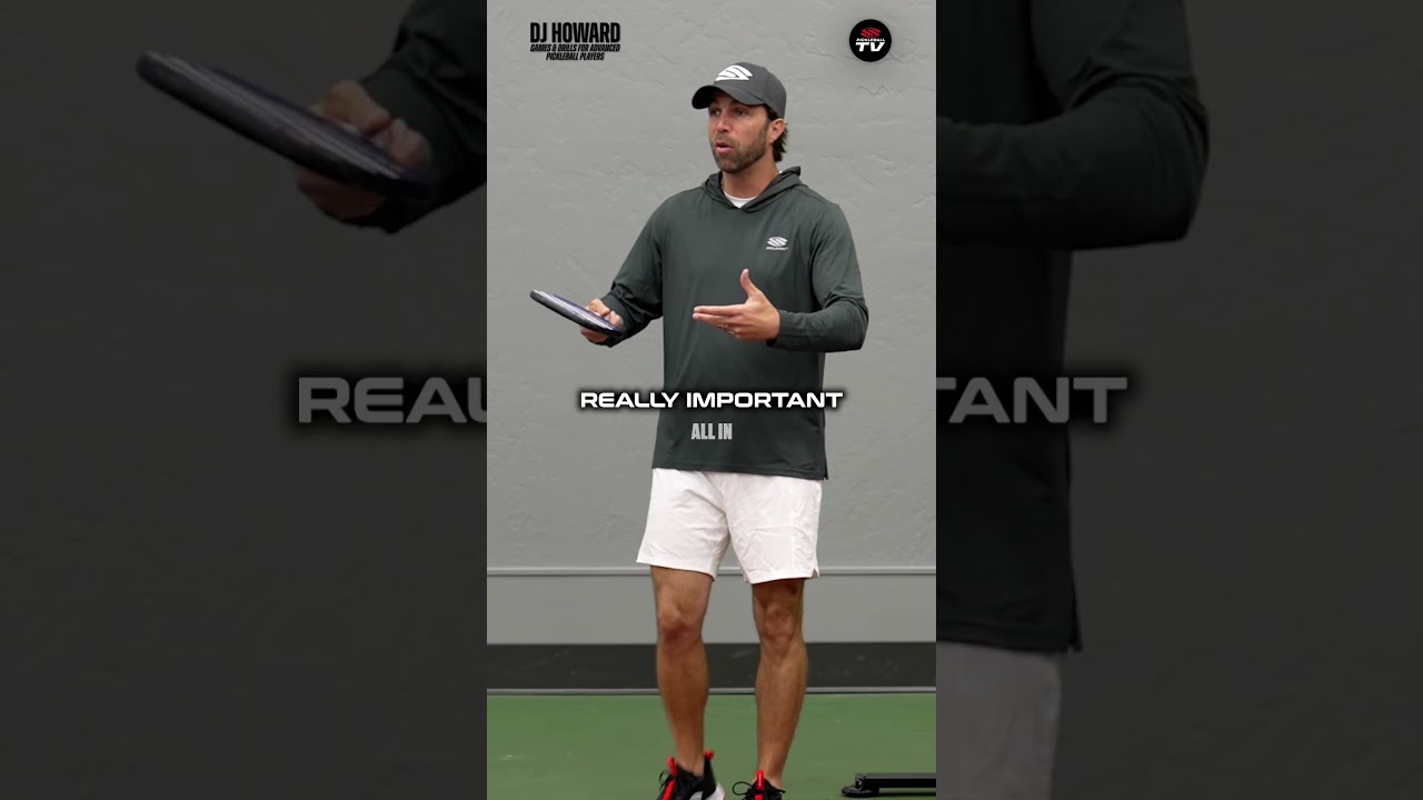 Pickleball mental coach DJ Howard will teach you a game called "Winners Only" 🏆 #pickleball