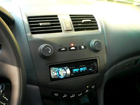 07 Honda accord aftermarket stereo