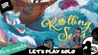 Partie solo de Rolling Seas - Nuts Publishing - Let's play 

🎲 Campagne :  https://www.kickstarter.com/projects/nuts-publishing/rolling-seas-a-1-to-6-player-roll-and-write-game/description

🎲 Règle :  https://youtu.be/xmCwqRIEbus 

Rolling Seas est un roll & write pour 1 à 6 personnes.

À la barre de votre navire, vous allez vous servir des vents pour sillonner les mers, traverser des tempêtes, rencontrer des monstres marins afin de conter vos aventures dans les différents ports du plateau et ainsi accroître votre renommée.

Chaque tour, piochez une carte du paquet aventure. Si c’est une mer calme, reprenez votre souffle. Même s’il se peut que des ennemis gagnent silencieusement en puissance en attendant leur heure. Si c’est une carte aventure, la dangerosité des mers s’accroît ! Tout le monde dessine la forme indiquée sur son plateau aventure. Lancez ensuite les dés des vents et le dé d’exploration. Simultanément, choisissez et effectuez une action. La plupart du temps, vous naviguerez en choisissant une des directions du vent. Chaque fois que vous gagnez de l’or ou des provisions, entourez-les sur votre navire. Quand vous les utilisez, cochez-les. Lorsque vous gagnez des points d’histoire, barrez-les sur votre piste d’histoire et validez-les en narrant votre épopée dans des ports. Plus vous visiterez de ports, plus votre renommée sera grande ! Hissez vos voiles et laissez parler le loup de mer en vous !

🎲: 1-6 joueurs et joueuses
🎲: 60 min
🎲: roll & write, simultanéité

Me retrouver !

🎲 Blog : www.aumeeplereporter.fr 
🎲 Facebook : www.facebook.com/AuMeepleReporter
🎲 Instagram : www.instagram.com/meeple_reporter
🎲 Twitch : www.twitch.tv/aumeeplereporter

Me soutenir : 
👤 Lien d'affiliation Philibert : www.philibertnet.com/fr?ae=193
👤Boutique partenaire "Le Dé Calé" : https://www.ledecale-jeux.com/

#sea #rolling  #kickstarter  #boardgames      #bggcommunity            #boardgameshorts         #jds              #jeudesociete     #top            #bggcommunity          #bggamer            #jeudeplateau           #actualités és   #gamefound             #meeple            #games         #bggcommunity     #bggcommunity