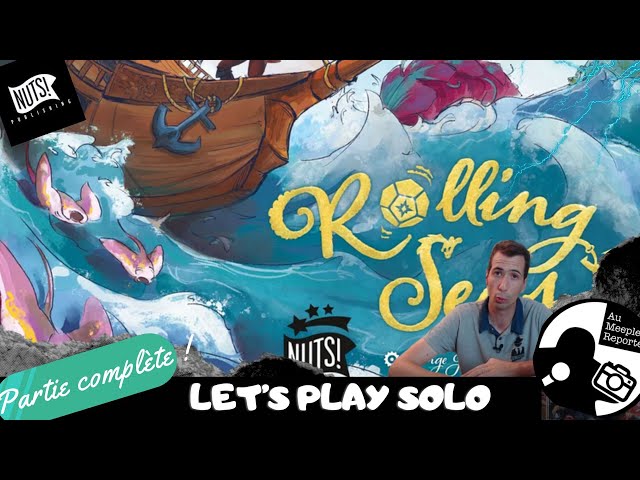 Partie solo de Rolling Seas - Nuts Publishing - Let's play 

🎲 Campagne :  https://www.kickstarter.com/projects/nuts-publishing/rolling-seas-a-1-to-6-player-roll-and-write-game/description

🎲 Règle :  https://youtu.be/xmCwqRIEbus 

Rolling Seas est un roll & write pour 1 à 6 personnes.

À la barre de votre navire, vous allez vous servir des vents pour sillonner les mers, traverser des tempêtes, rencontrer des monstres marins afin de conter vos aventures dans les différents ports du plateau et ainsi accroître votre renommée.

Chaque tour, piochez une carte du paquet aventure. Si c’est une mer calme, reprenez votre souffle. Même s’il se peut que des ennemis gagnent silencieusement en puissance en attendant leur heure. Si c’est une carte aventure, la dangerosité des mers s’accroît ! Tout le monde dessine la forme indiquée sur son plateau aventure. Lancez ensuite les dés des vents et le dé d’exploration. Simultanément, choisissez et effectuez une action. La plupart du temps, vous naviguerez en choisissant une des directions du vent. Chaque fois que vous gagnez de l’or ou des provisions, entourez-les sur votre navire. Quand vous les utilisez, cochez-les. Lorsque vous gagnez des points d’histoire, barrez-les sur votre piste d’histoire et validez-les en narrant votre épopée dans des ports. Plus vous visiterez de ports, plus votre renommée sera grande ! Hissez vos voiles et laissez parler le loup de mer en vous !

🎲: 1-6 joueurs et joueuses
🎲: 60 min
🎲: roll & write, simultanéité

Me retrouver !

🎲 Blog : www.aumeeplereporter.fr 
🎲 Facebook : www.facebook.com/AuMeepleReporter
🎲 Instagram : www.instagram.com/meeple_reporter
🎲 Twitch : www.twitch.tv/aumeeplereporter

Me soutenir : 
👤 Lien d'affiliation Philibert : www.philibertnet.com/fr?ae=193
👤Boutique partenaire "Le Dé Calé" : https://www.ledecale-jeux.com/

#sea #rolling  #kickstarter  #boardgames      #bggcommunity            #boardgameshorts         #jds              #jeudesociete     #top            #bggcommunity          #bggamer            #jeudeplateau           #actualités és   #gamefound             #meeple            #games         #bggcommunity     #bggcommunity