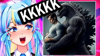 MEMES, mas tem SUPERMAN GRÁVIDO DO GODZILLA