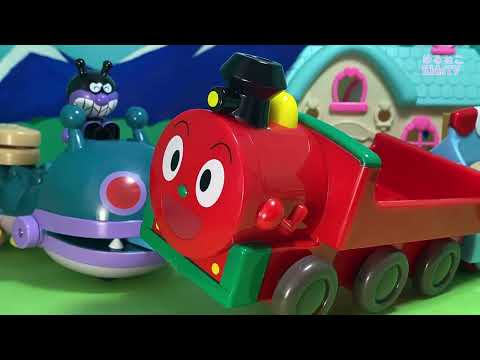 アンパンマン のりもの大好き！SLマン だだんだん列車 総集編①知育動画