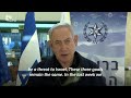 Israel Prime Minister Benjamin Netanyahu vows return to fighting until the end  - 00:52 min - News - Video
