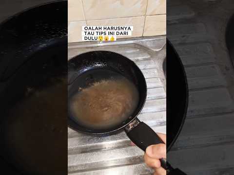 tips menyaring minyak goreng #tipsandtricks #lifehacks