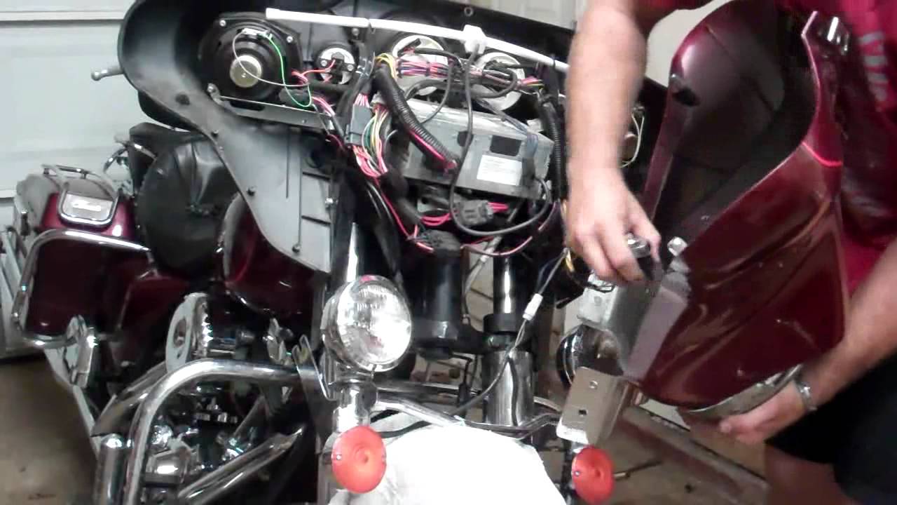 2000 Harley Davidson Electra Glide Firing Removal - YouTube harley davidson speakers wiring diagram 