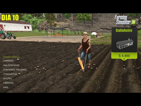 Farming simulator 25 #5 | Iniciando do zero no modo sobrevivência