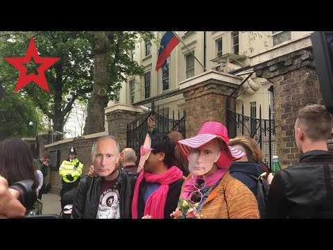 London protests against the persecution of gay men in Chechnya