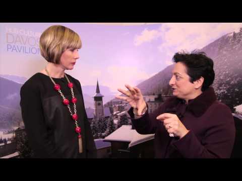 WEF Davos 2014 Hub Culture Interview with Shamina Singh