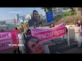 Protesters block Tel Aviv highway urging Israeli government to ensure release of remaining hostages  - 00:47 min - News - Video