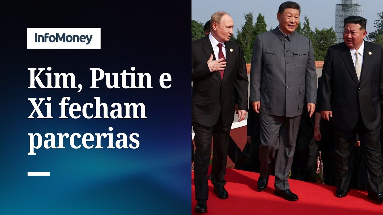 Kim Jong Un promete apoio total à Rússia e discute parceria estratégica com Putin | InfoMoney News