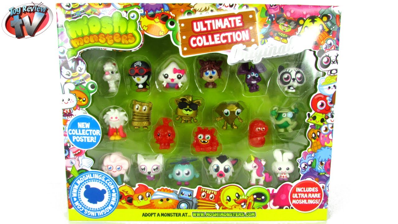 Moshi Monsters Originals Ultimate Collection 20 Figure Pack Toy Review ...