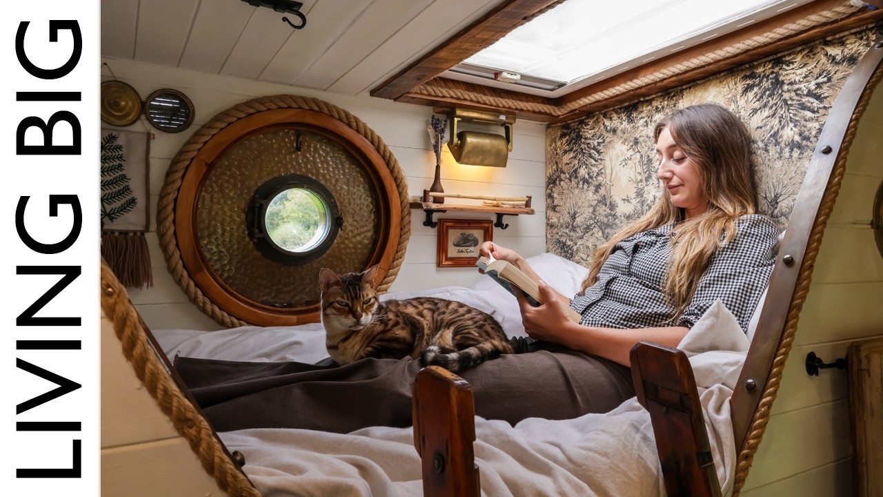 A Timeless Simple Life in Their Beautiful Tiny Home By The River