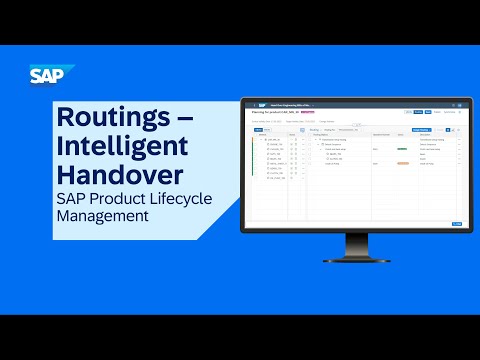 Master Your Production Line with Routings – SAP PLM, Intelligent Handover