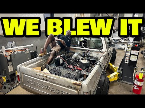 Starting up our Hybrid Hayabusa Pickup for the first time ended in disaster