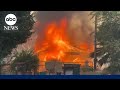 Wildfires rage in the West from lightning, extreme heat fueling the flames