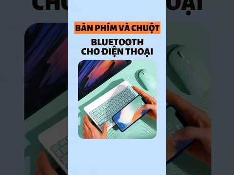 Bàn phím và chuột bluetooth không dây cho điện thoại máy tính bảng #banphimkhongday #chuotkhongday