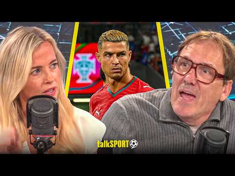 "FEEL SORRY FOR HIM!" Shebahn Aherne &amp; Tony Cascarino DISAGREE over whether Ronaldo should RETIRE