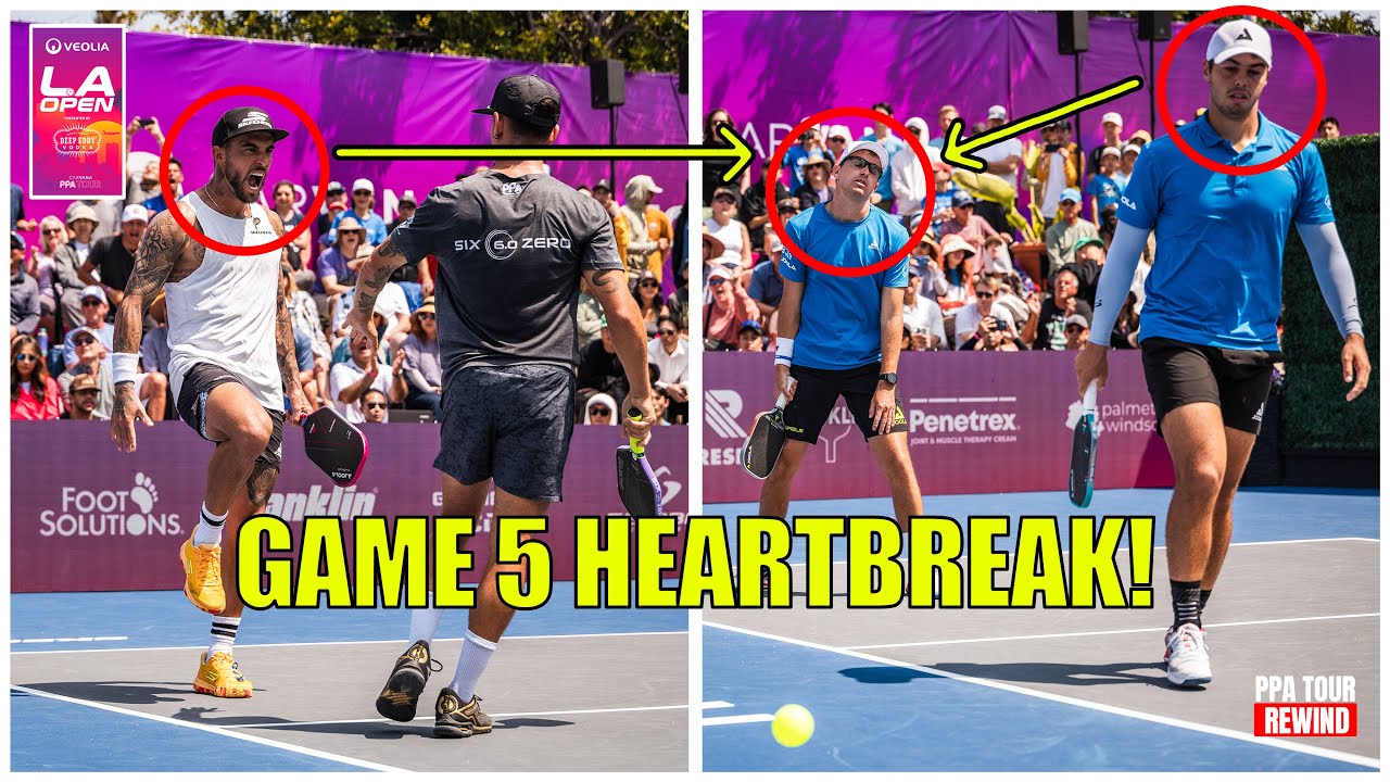 Game 5 HEARTBREAK! Who Won This PICKELBALL Battle? The Johns or McGuffin/Martinez Vich? PPA Rewind!
