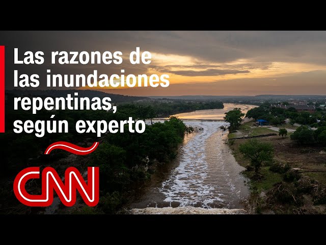 Bomba de lluvia, el fenómeno que ocurrió en Texas, según un experto