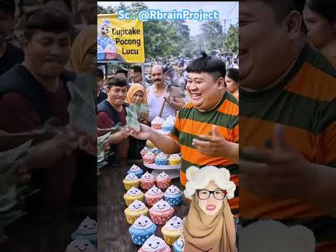 POCONG CUP CAKE ALA ABANG ‼️🧁@RbrainProject