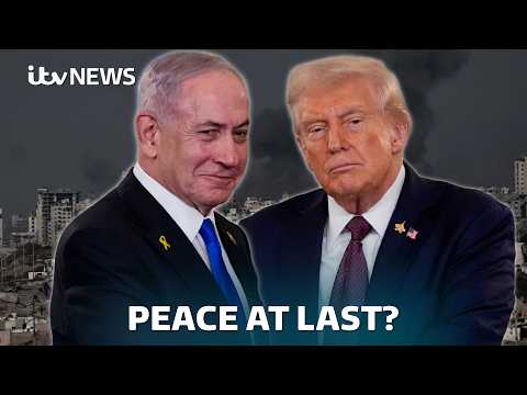 Trump and Netanyahu agree Gaza peace plan and challenge Hamas to accept | ITV News