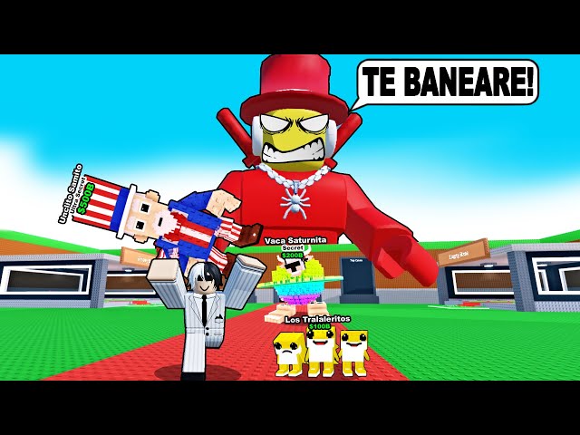 FALSO ADMIN me INTENTA ESTAFAR y le ROBÉ TODOS sus BRAINROTS en Steal a Brainrot (roba un brainrot)