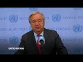 UN chief calls on Israel and Hamas to agree on ceasefire  - 02:22 min - News - Video