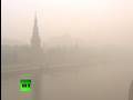 Video of smoke-veiled Moscow with sun choked out of sight