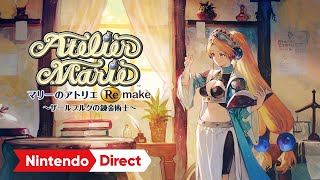 マリーのアトリエ Remake ～ザールブルグの錬金術士～ [Nintendo Direct 2023.2.9]