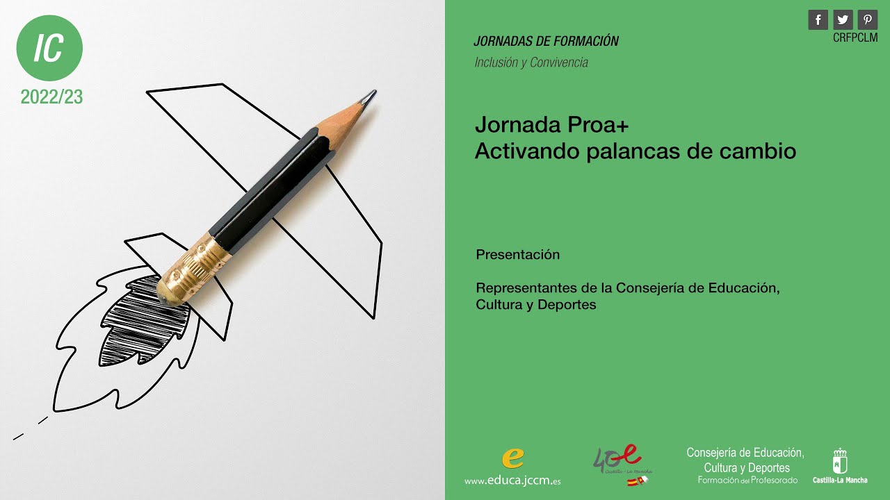 #Jornadas_CRFPCLM: PROA+ Activando palancas de cambio - Presentación Institucional
