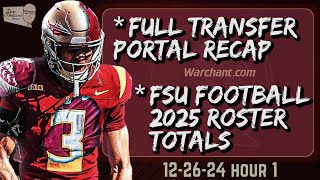 FSU Football TRANSFER PORTAL RECAP | Jeff Cameron Show | Florida State Football | Warchant TV #FSU