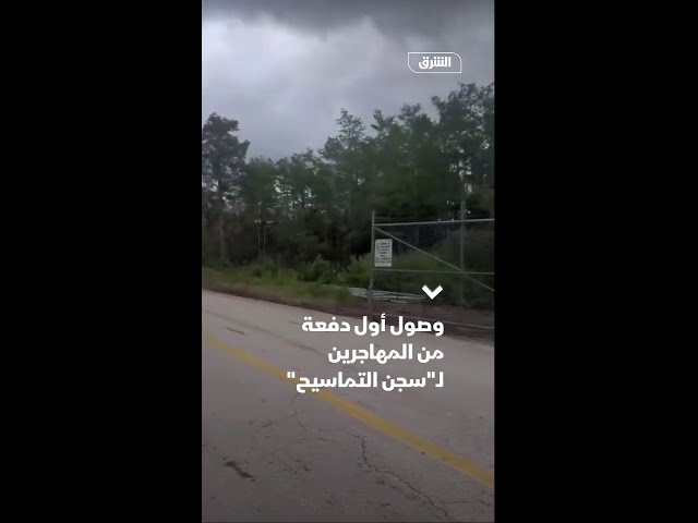 وصول أول دفعة من المهاجرين لـ"سجن التماسيح"
