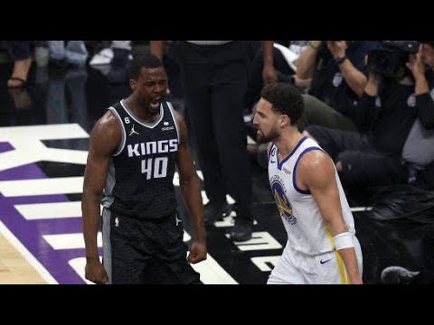 WILD GAME! Golden State Warriors vs Sacramento Kings Final Minutes | 2023 NBA Playoffs video clip
