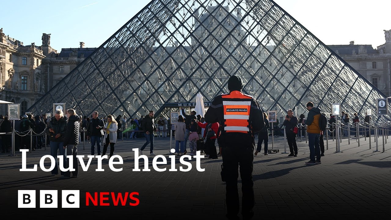 Five new suspects arrested over Louvre jewellery theft | BBC News
