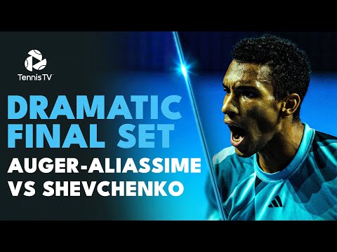 DRAMATIC Final Set In Felix Auger-Aliassime vs Alexander Shevchenko 🥵 | Basel 2023 Highlights