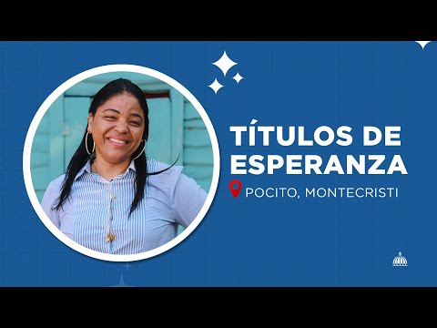 Entrega de Títulos en la Comunidad del Pocito, Montecristi.