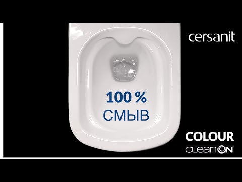 Унитаз-компакт Cersanit Colour Clean On с микролифтом