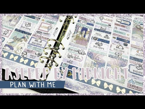 Plan With Me ⟡ Asleep By Midnight (ScribblePrintsCo.)